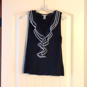 H&M Black and White Top